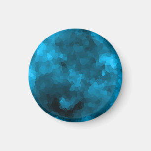 Aimant Polygone bleu