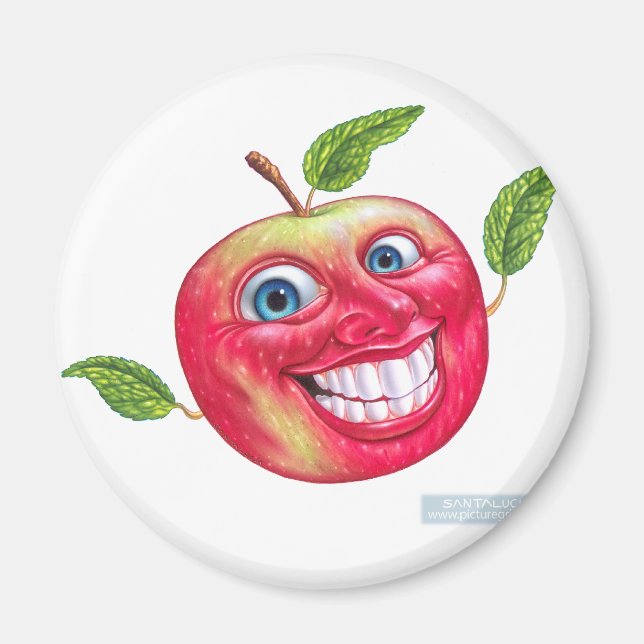 Aimant pomme (Devant)