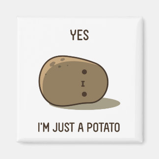 Aimant Pomme de terre cuite