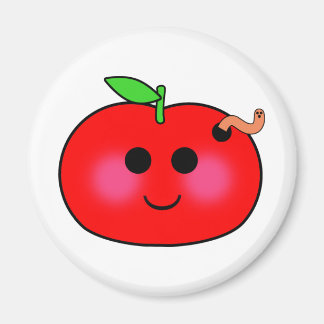 Aimant Pomme et ver