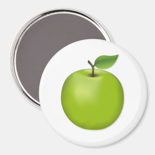 Aimant Pomme verte  (Recto/Verso)