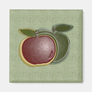 Aimant Pommes brillantes (sauge)