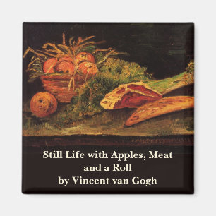 Aimant Pommes, Viande et rouleau par Vincent van Gogh