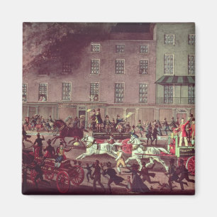 Aimant Pompes à incendie de Londres, gravées par R.G.