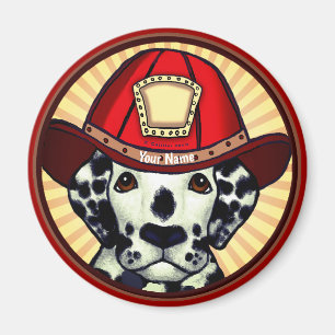 Aimant Pompier dalmate