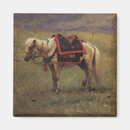 Aimant Poney himalayen (Petit Cheval) (Vasily Vereshchagi