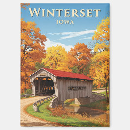 Aimant Pont à Winterset Iowa Travel