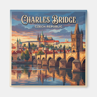Aimant Pont Charles de Prague République tchèque