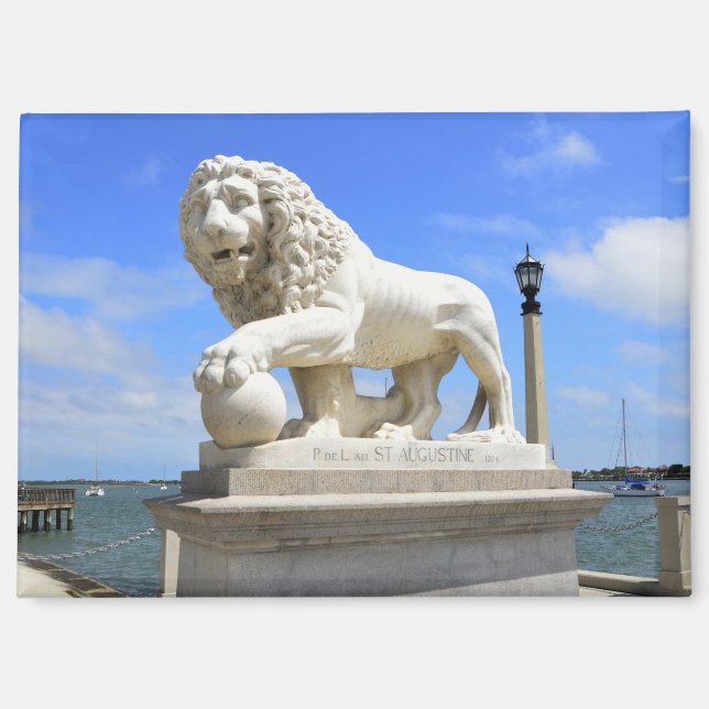 Aimant Pont de Lions Sculpture (Recto)