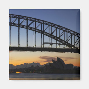 Aimant Pont de Sydney Harbour et Opéra de Sydney à 2
