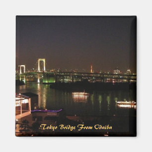 Aimant Pont De Tokyo De Odaiba, Tokyo Japon