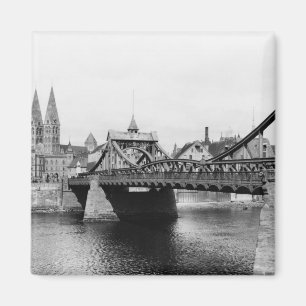 Aimant Pont de Weser, Brême, c.1910