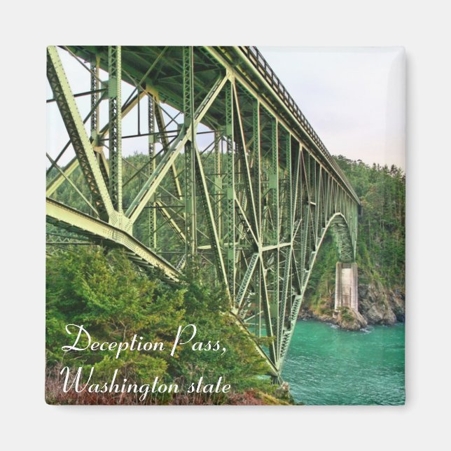 Aimant pont, Deception Pass, État de Washington (Devant)