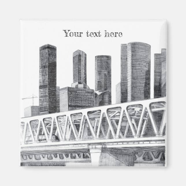 Aimant Pont du métro (Devant)