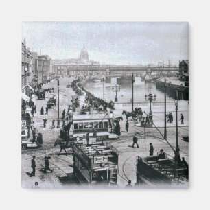 Aimant Pont et la rivière Liffey, Dublin d'O Connell
