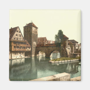 Aimant Pont Hangman, Nuremberg, Bavière, Allemagne
