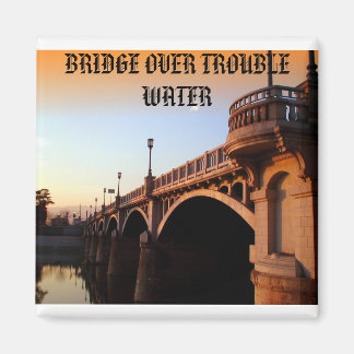 Aimant Pont, PONT SUR L'EAU TROUBLE