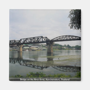 Aimant Pont sur la rivière Kwai, Kanchanaburi, Thaïlande