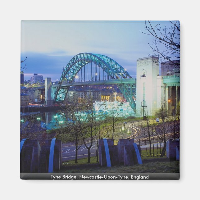 Aimant Pont Tyne, Newcastle-Upon-Tyne, Angleterre (Devant)