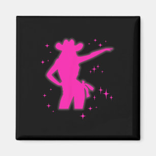 Aimant Pony Et Talons Aimer Filles Roses Clubs Disco Nais