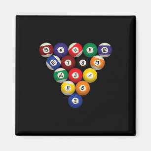 Aimant Pool Table Funky Pool Player Billard Halloween C