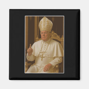 Aimant Popo Trump Église du Vatican Pape Trump Drôle Chri