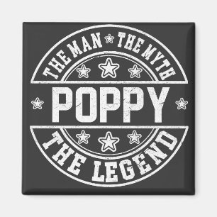 Aimant Poppy L'Homme Le Mythe La Légende Fête des père