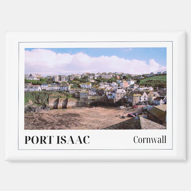 Aimant Port isaac, Cornwall, Angleterre (Recto)
