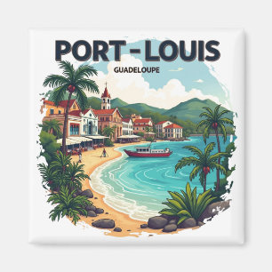 Aimant Port-Louis Guadeloupe Magnet