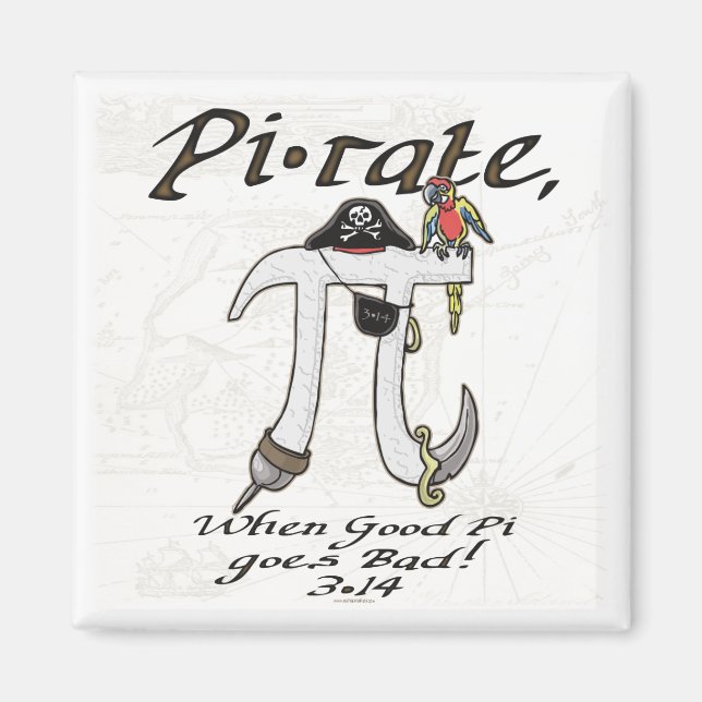 Aimant Porte-Jour Pirate (Devant)