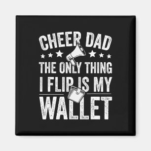 Aimant Porte-monnaie Papa Cheer Papa Menant Cheerleading