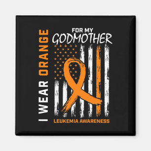 Aimant Porter Orange pour Godmère Leukemia Sensibilisatio