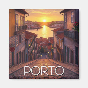 Aimant Porto Portugal Voyage Sunset