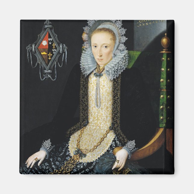 Aimant Portrait d'Adriana van Nesse, 1611 (Devant)