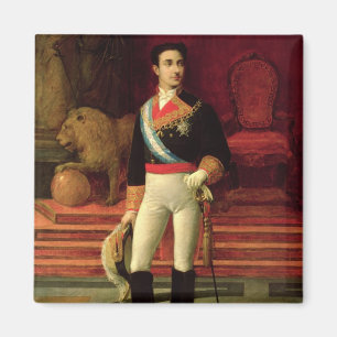 Aimant Portrait d'Alfonso XII 1876