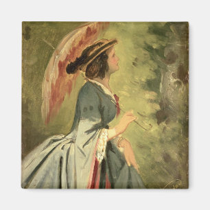 Aimant Portrait d'Anna, fille de l'artiste, 1860