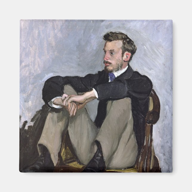 Aimant Portrait d'Auguste Renoir, 1867 (Devant)
