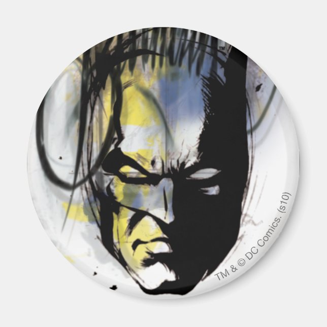 Aimant Portrait de Batman Airbrush (Devant)