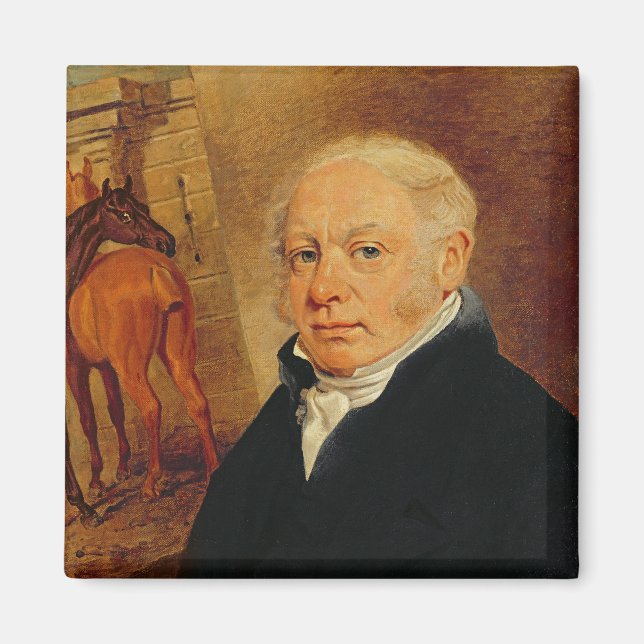Aimant Portrait de Ben Marshall (1767-1835) (huile sur ca (Devant)