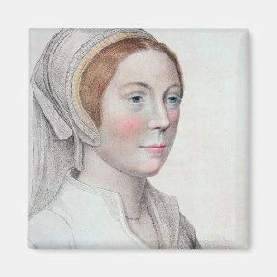Aimant Portrait de Catherine Howard (1520-42) gravé par