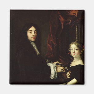 Aimant Portrait de Charles Couperin et la fille