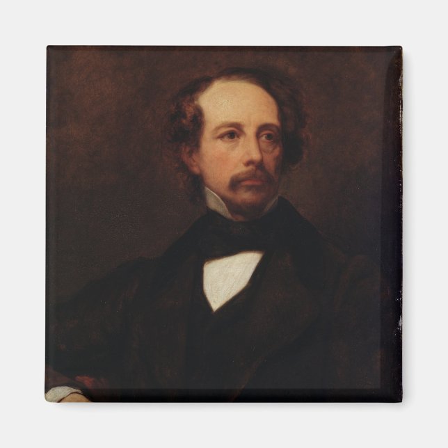 Aimant Portrait de Charles Dickens 1855 (Devant)