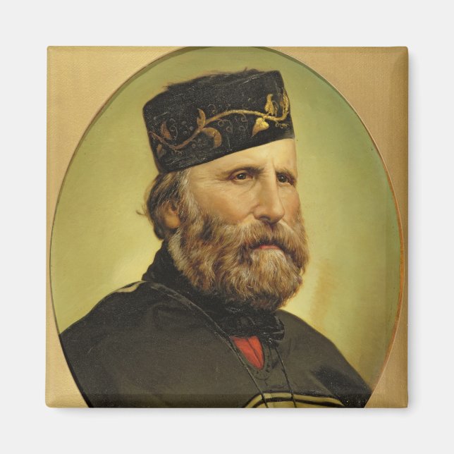 Aimant Portrait de Giuseppe Garibaldi (Devant)