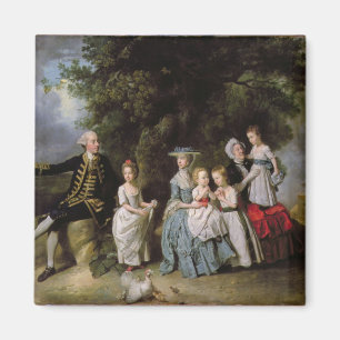 Aimant Portrait de groupe de la famille de Colmore