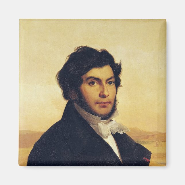 Aimant Portrait de Jean-François Champollion 1831 (Devant)