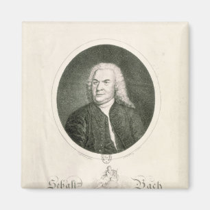 Aimant Portrait de Johann Sebastian Bach