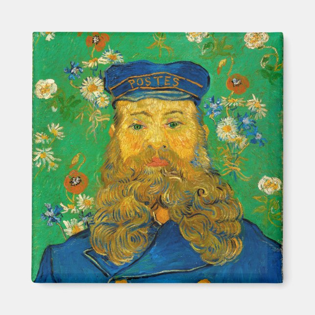 Aimant Portrait de Joseph Roulin par Vincent Van Gogh (Devant)