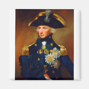 Aimant Portrait de l'amiral Horatio Nelson