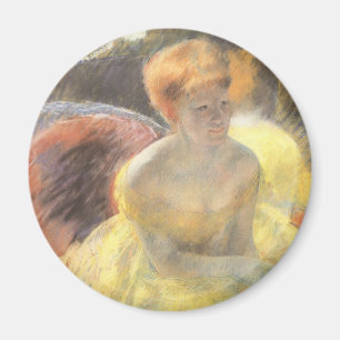 Aimant Portrait de Lydia à l'Opéra par Mary Cassatt