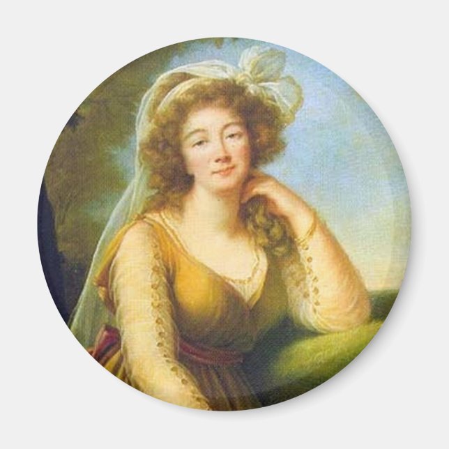 Aimant Portrait de Madame du Barry (Devant)